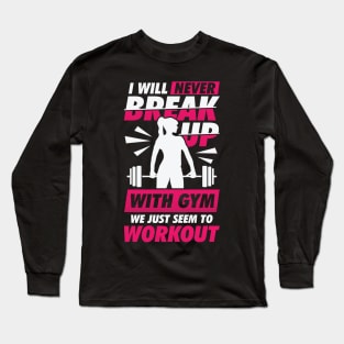 Bodybuilding Gym Fitness Workout Girl Gift Long Sleeve T-Shirt